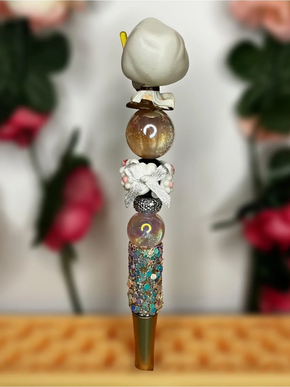 Handmade beaded pen